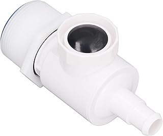 Conector de Encaixe de Parede, Conjunto de Conector de Limpador de Piscina Universal Conjunto de Conector de Encaixe de Parede Com 2 Porcas para Polaris Zodiac 91009001