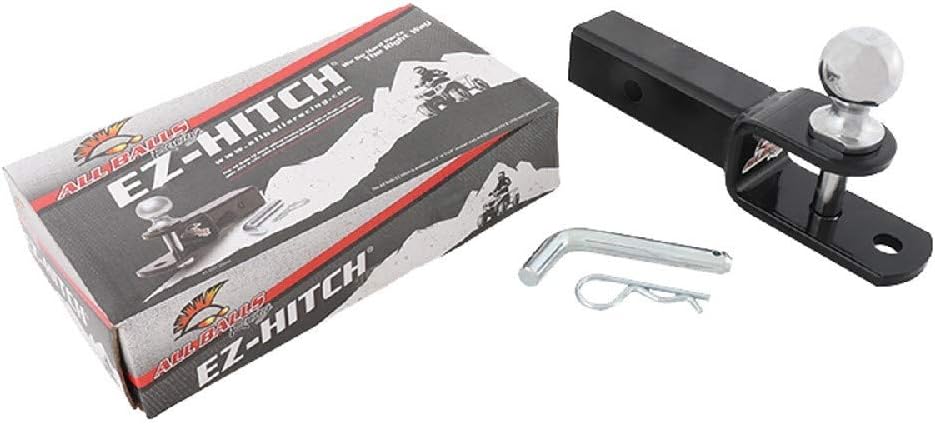 All Balls Racing EZ Hitch 2" receiver 2" ball 43-1001 Compatible With/Replacement For Arctic Cat 1000 LTD MUDPRO 2015-2017, 1000 TRV/Cruiser 2009-2012, 1000 TRV 2013