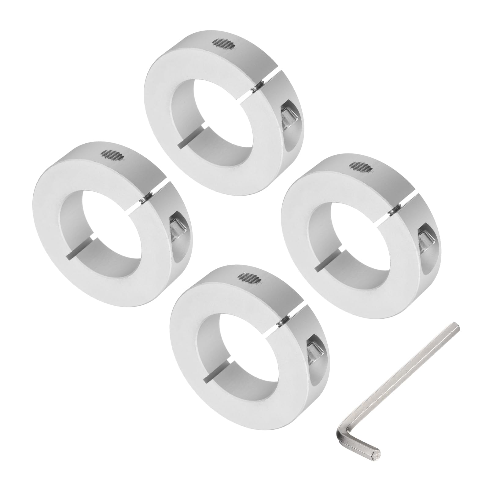 Anello Di Ritenzione In Acciaio - Per Alberi Da 10-40 Mm, Diviso In Due Pezzi - Foto 4