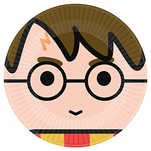 Amscan International Harry Potter - Piatti di carta, 23 cm, confezione da 8