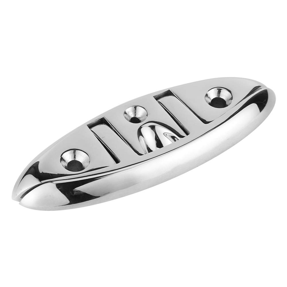 Akozon Lampada sollevamento 5 pollici, pieghevole, per barche e barche in acciaio inox 316, accessorio marino, accessorio per barche