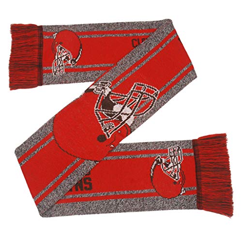 Écharpe Cleveland Browns grise pour protéger le cou du froid glacial avec style