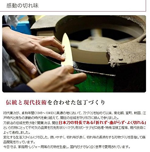 Amazon｜関兼次 彩雲 SAIUN 日本製 スライサー 210mm 9009｜牛刀包丁