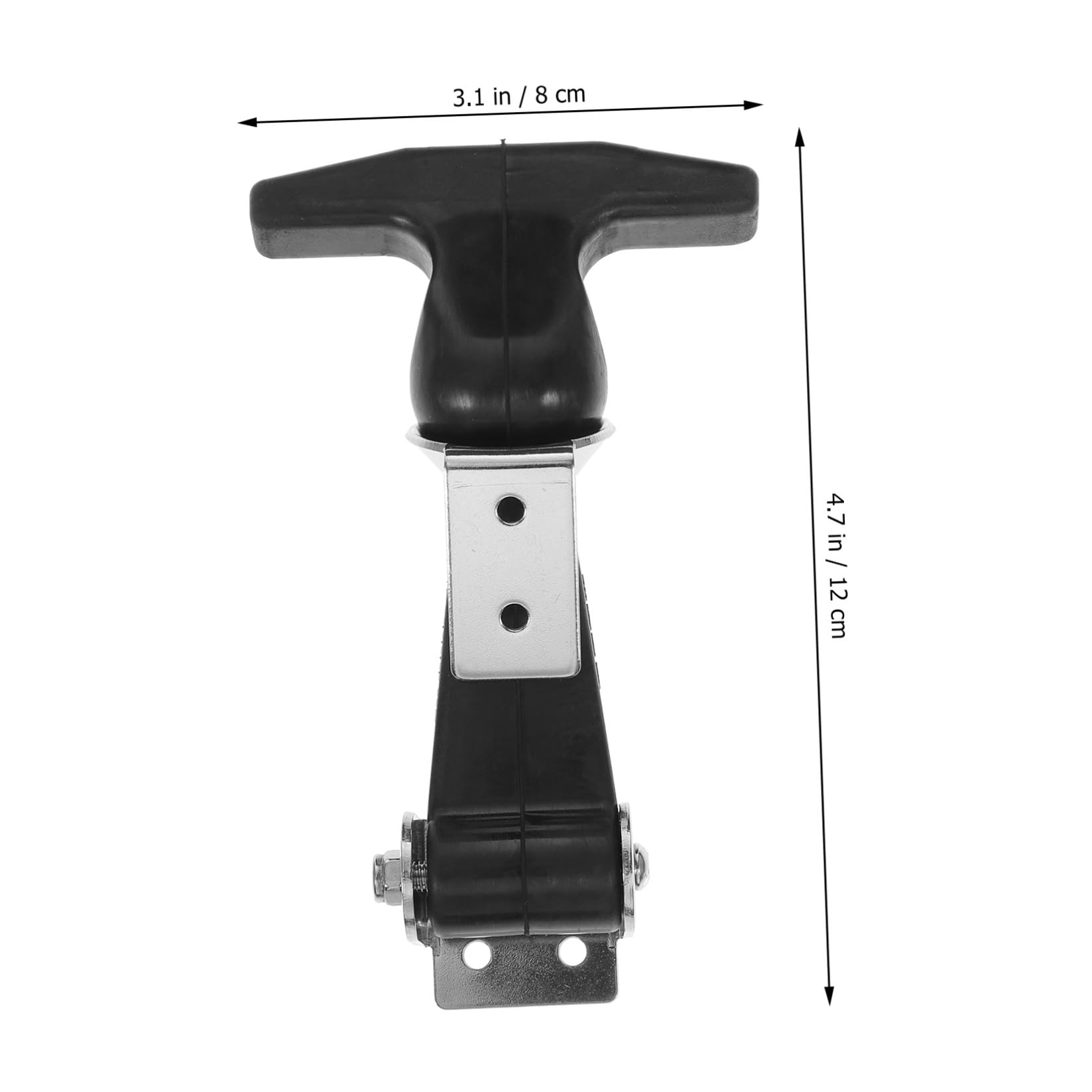 TEHAUX Loquets De Tirage En Inox Avec Poignée En T Flexible Loquets De Traction Résistants Aux Vibrations Pour Boîte À Outils Et Chariot Lot De 2 4.72X3.15X0.98 Pouce