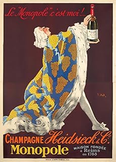 Champagne Heidsieck Vintage Poster (artist: Stall) France c. 1922