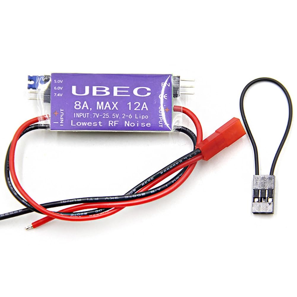 Regolatore di Tensione UBEC per Aeroplani RC Output 5V / 6V MAX 12A per 2-6S LiPO / 6-16 Modello di Interruttore di Ingresso Ni- BEC 4A