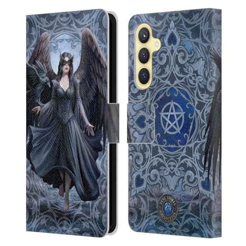 Carcasa tipo libro Samsung S23 FE 5G protección total anticaídas diseño cuervo