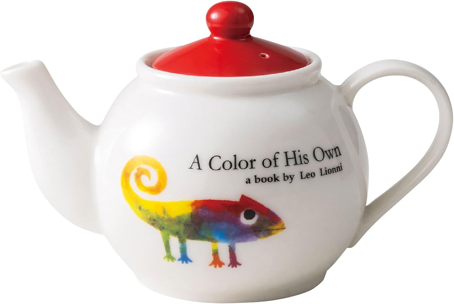 Leo Lionni 278726 Leo Lionni Tea Pot, Approx. 18.2 fl oz (520 ml), Chameleon, Mino Ware, Tableware, Leo Leoni Goods, Miscellaneous Goods, Microwave Safe, Dishwasher Safe, Made in Japan