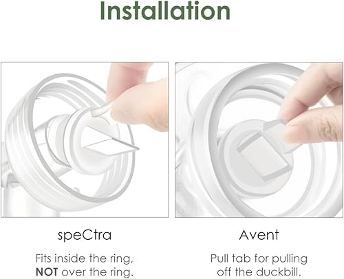 Miniatura 7 de Maymom Válvula Duckbil con lengüeta de tracción compatible con bombas Luna MedelaSpectraAvent SCF332334394391430330Motif Luna válvula de repuesto