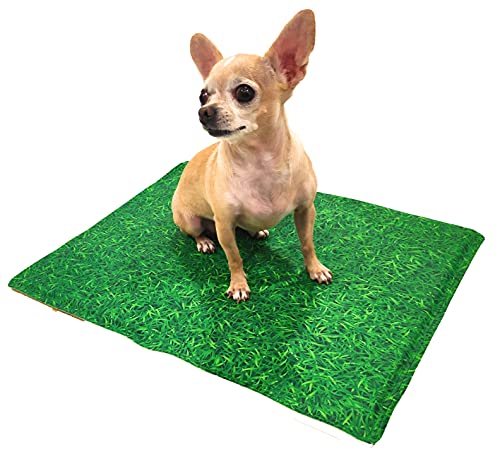 Croci Kühlmatte für Hunde Fresh Anti-Squitos Grass, 90 x 50 cm, erfrischt das Tier ohne zusätzliche Hilfe, wie Strom oder Wasser, 2400 g