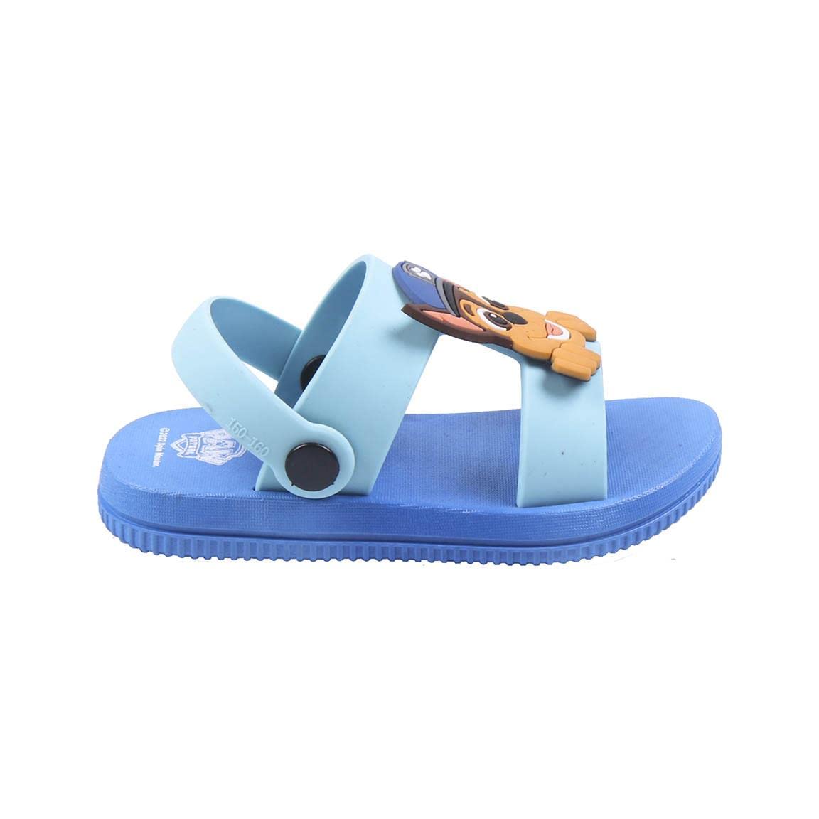 CERDÁ LIFE'S LITTLE MOMENTS Sandalias Playa para Niño Fabricada en PVC y Estampadas con Personajes de Paw Patrol | Chanclas de Goma con Sujección al Talón-Licencia Oficial Nickelodeon, Azul, 22 EU
