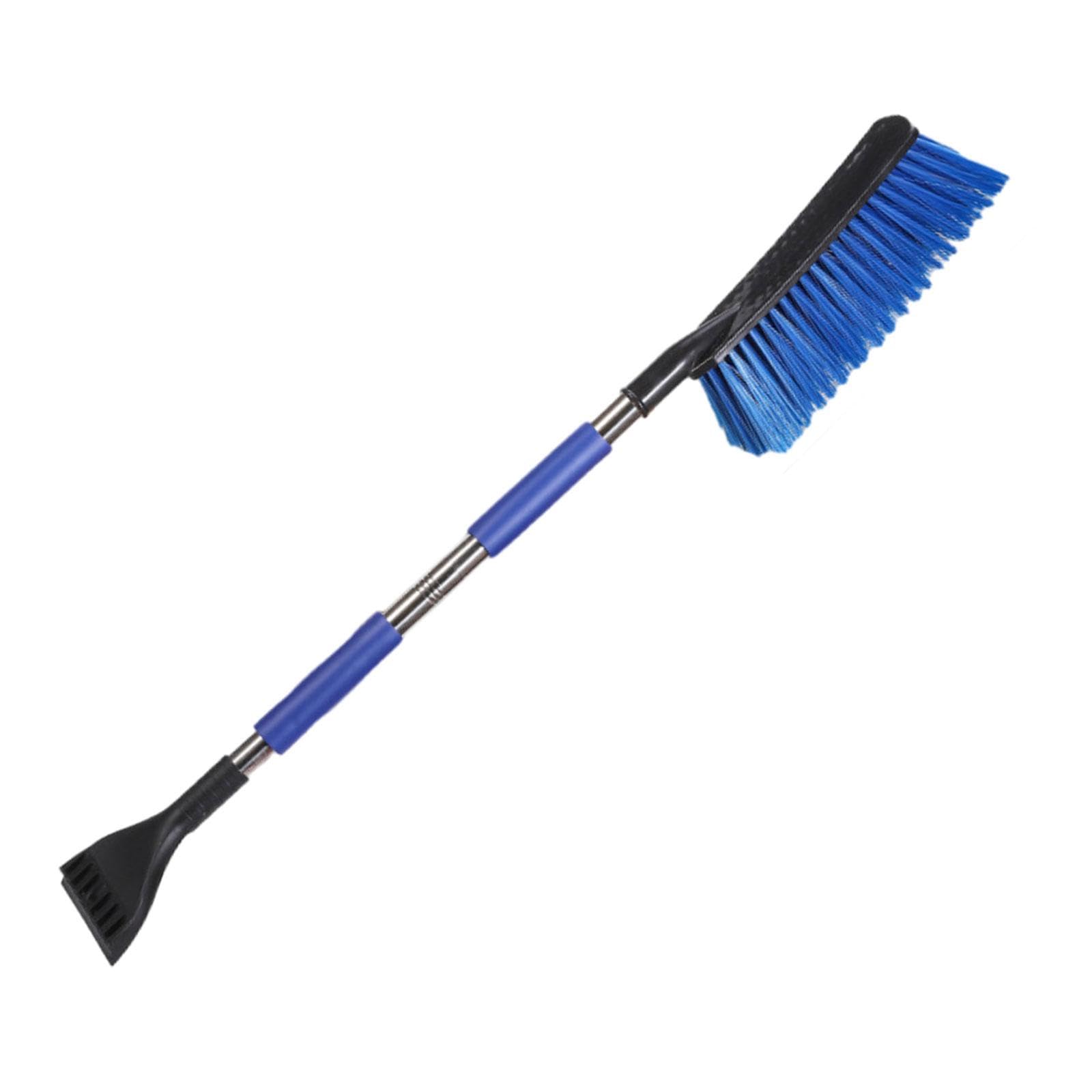 Merishopp Ice Scraper Snow Brush 2 in 1 Comfortable Grip for Vehicles s Trucks 85cm Removable Blue-image-27