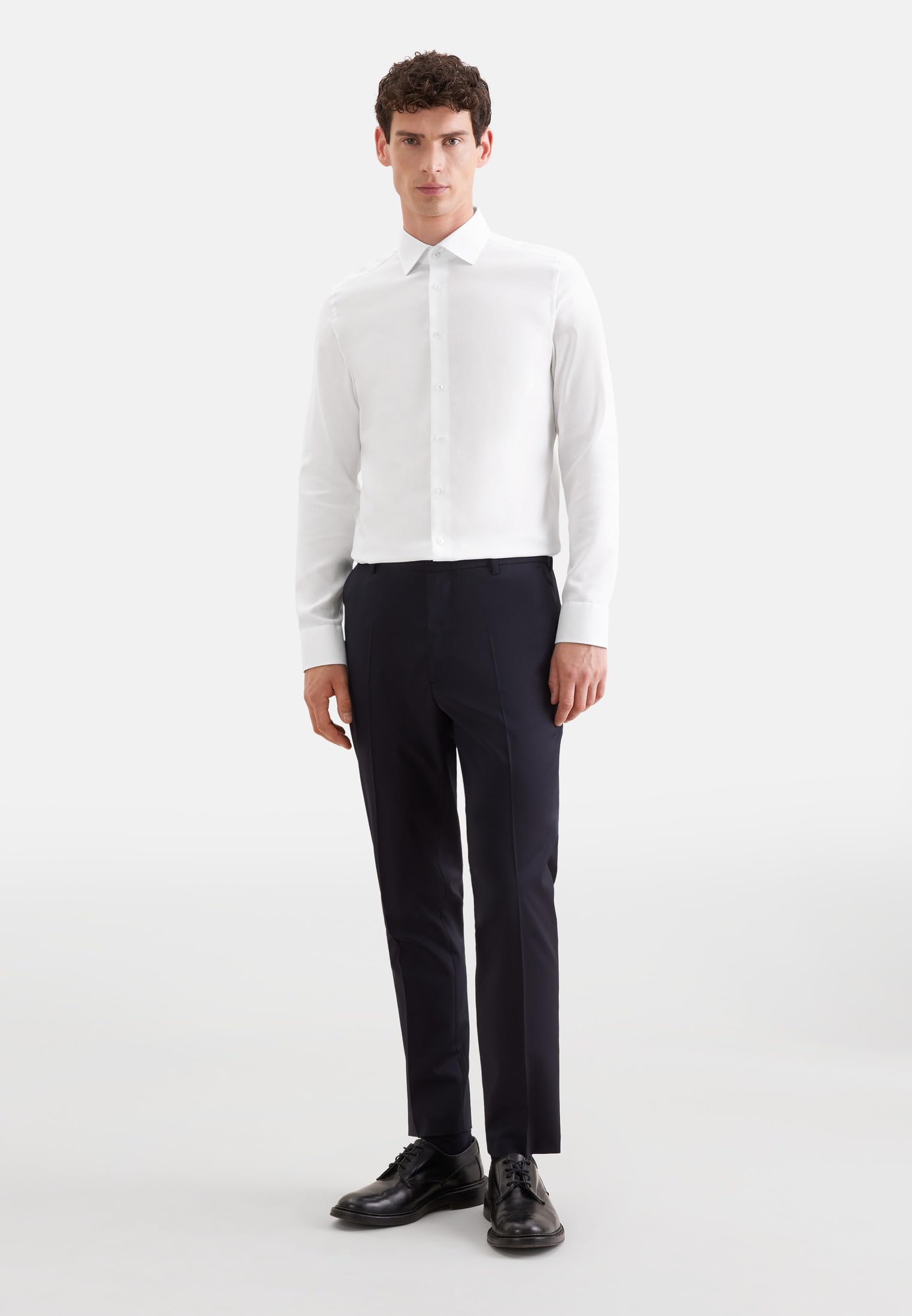 Seidensticker męska koszula biznesowa - X-Slim Fit - nie wymaga prasowania - kołnierz Kent - długi rękaw - 100% bawełna