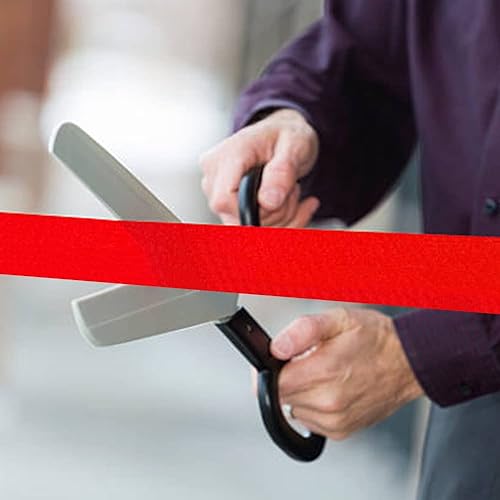 Miniatura 3 de TONIFUL Cinta de satén roja extra ancha de 8 pulgadas x 22 yardas, cinta de tela sólida para puerta, árbol, hogar, decoración de lazos exteriores,