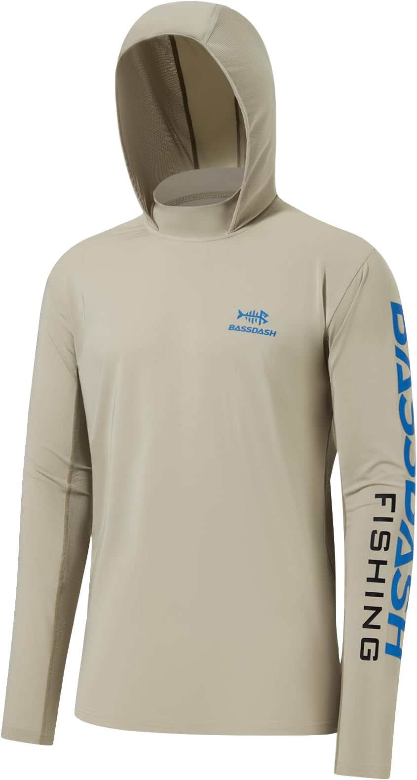 UPF 50+ Men’s UV Sun Protection Long Sleeve Performance Fishing Hoodie Hooded Shirts