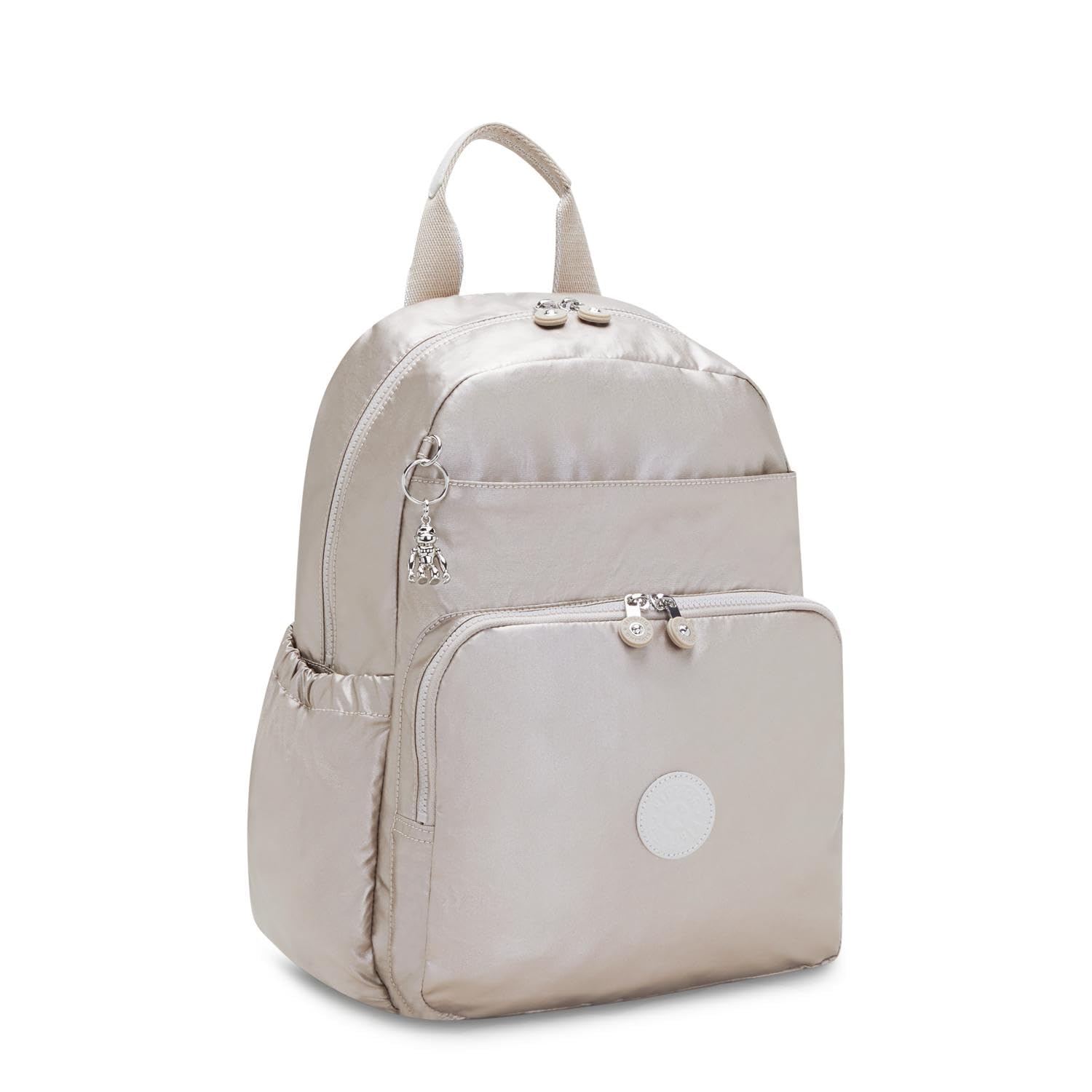 Kipling Maisie Mochila para bebé, Metallic Glow (Plata)