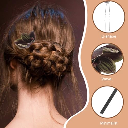 Fleurs de lys de mariage épingles cheveux pour cortège - 3