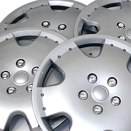 Image of Pack of 4 Hubcaps | Size 16-Inches | Wheel Covers | Style 720 | Snap-On (Pop-On) Type Hub-caps (Not Fits Bolt-On Type) | Wheel Skin Cover WC5-16-720-S