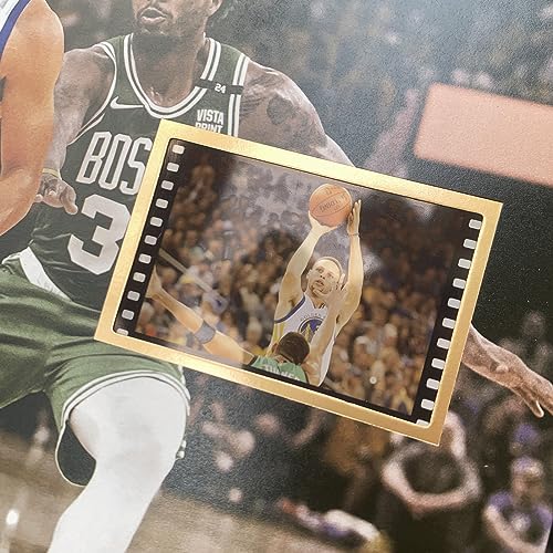 Sufenvera Signed Stephen Curry Memorabilia Film Photo Collage,Stephen Curry Picture Framed Poster Gifts For Basketball Fans On Birthday/Christmas/Valentine'S Day 10X8 Inches thumb #3