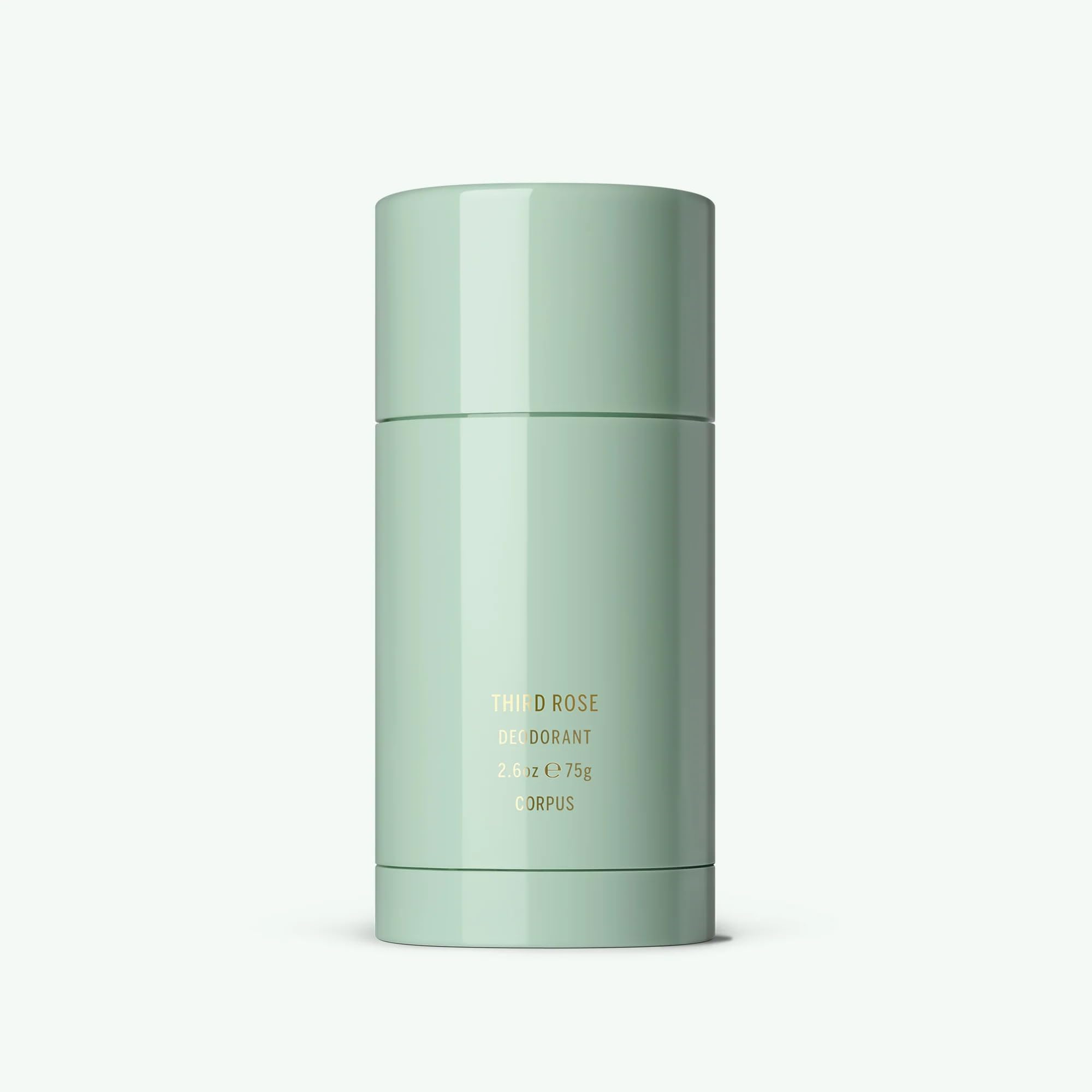 Corpus Deodorante stick naturale – Third Rose – Deodorante a base vegetale di alta qualità per donne e uomini, senza alluminio, cruelty-free e vegano, formula a base di gel, protezione a lunga durata