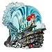 Enesco Disney Showcase Collection The Little Mermaid Ariel on Rock Waterglobe- Decorative Hand Painted Crafted Collectible Disney Waterball Glass Sculpture Snow Globes Collectible Home Decor, 5.5 Inch