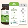 ORGANIC INDIA Moringa Herbal Supplement - Green Superfood, Nutrient Dense, Pure Plant Protein, Vitamin A, E, K, Iron, Calcium, Fiber, Vegan, Gluten-Free, USDA Certified Organic - 90 Capsules
