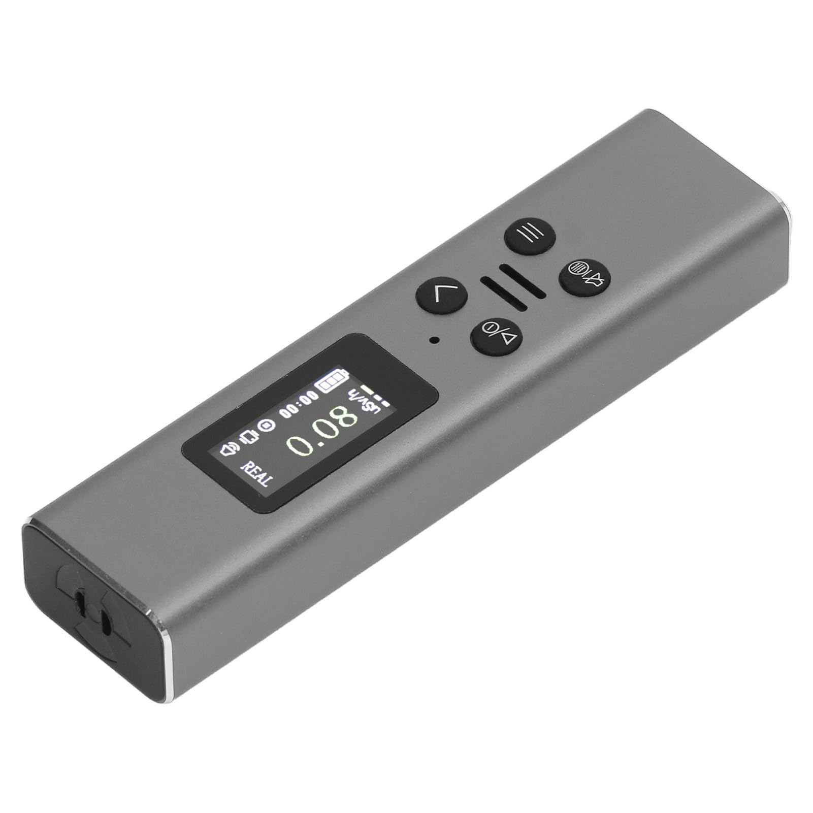 Geiger Counter USB Ładowanie z wyświetlaczem TFT HD 400 mAh detektor promieniowania jądrowego do domu (srebrny)