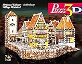 Puzz3D Wrebbit Medieval Village Rothenburg Difficult Puzzle 740 Pieces