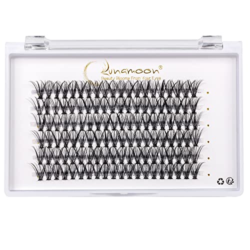 Lunamoon DIY Cluster Eyelashes, Individual Eyelashes for Eyelash Extension DIY Individual Lashes, Clusters