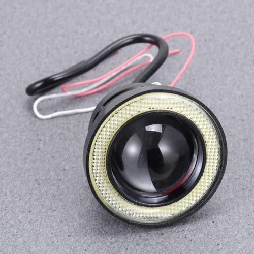 Luces de niebla LED coche 2,5 pulgadas ojos de ángel COB 30w blanco antiniebla de repuesto 5