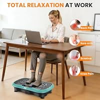 AXV Vibration Plate Exercise Machine Fitness Platform Body Vibrating Board — image 4