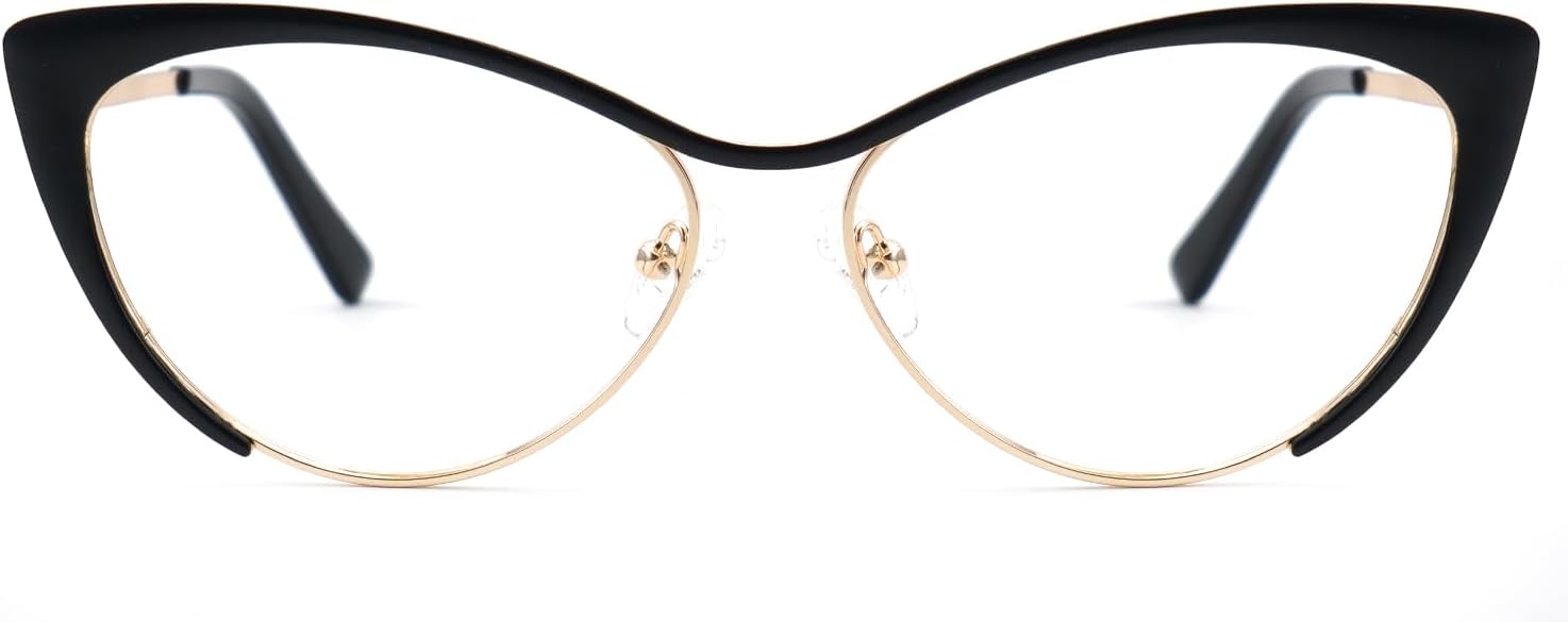 VOOGLAM Blue Light Glasses for Women Anti Eyestrain Dry Eyes UV Computer Phone TV Eyewear Fashion Annabelle Cateye - Image 2