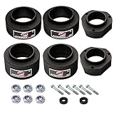 SPRINGCRAZE 2' Leveling Lift Kit for Geo/Chevy Tracker/Suzuki Sidekick 1989-1998, 2' Front and 2' Rear Suspension Leveling Kit (Black)