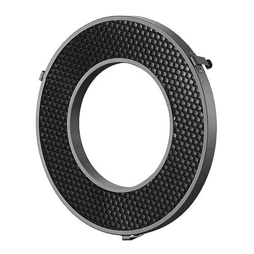 GODOX R200-HC30 30 Degree Honeycomb Grid Metal Material for R200 Ring Flash Head Camera Flash Accessory Studio Photo Photography Lighting Modifier Accessories Light Control Part (30° Honeycomb Grid)