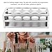 Pssopp 304 Stainless Steel Test Tube Holder Rack Highly Polished Multifunctional Laboratory Tube Stand, Small and Lightweight, Wide Applications (40mm 10 Holes)