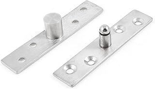 Aexit 14mm Diameter Hinges Stainelss Steel Bottom Center Free Swing Latch Hinges Floor Pivot