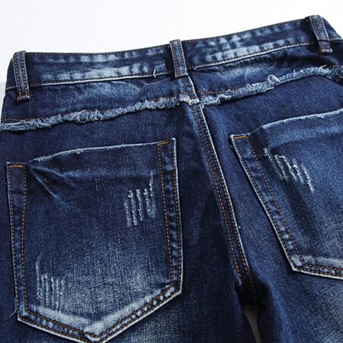 Jean coupe ajustée pour homme classique en denim stretch