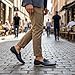 Zapatos Mocasines Hombre Cuero y Nobuck: Estilo Castellano de Vestir sin Borlas Imagen de Zapatos Mocasines Hombre Cuero y Nobuck: Estilo Castellano de Vestir sin Borlas