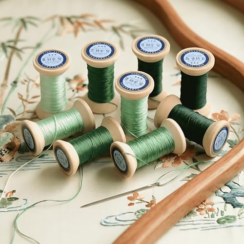 Image of Natural 100% Mulberry Handmade Embroidery Silk Thread Silk Floss (31)