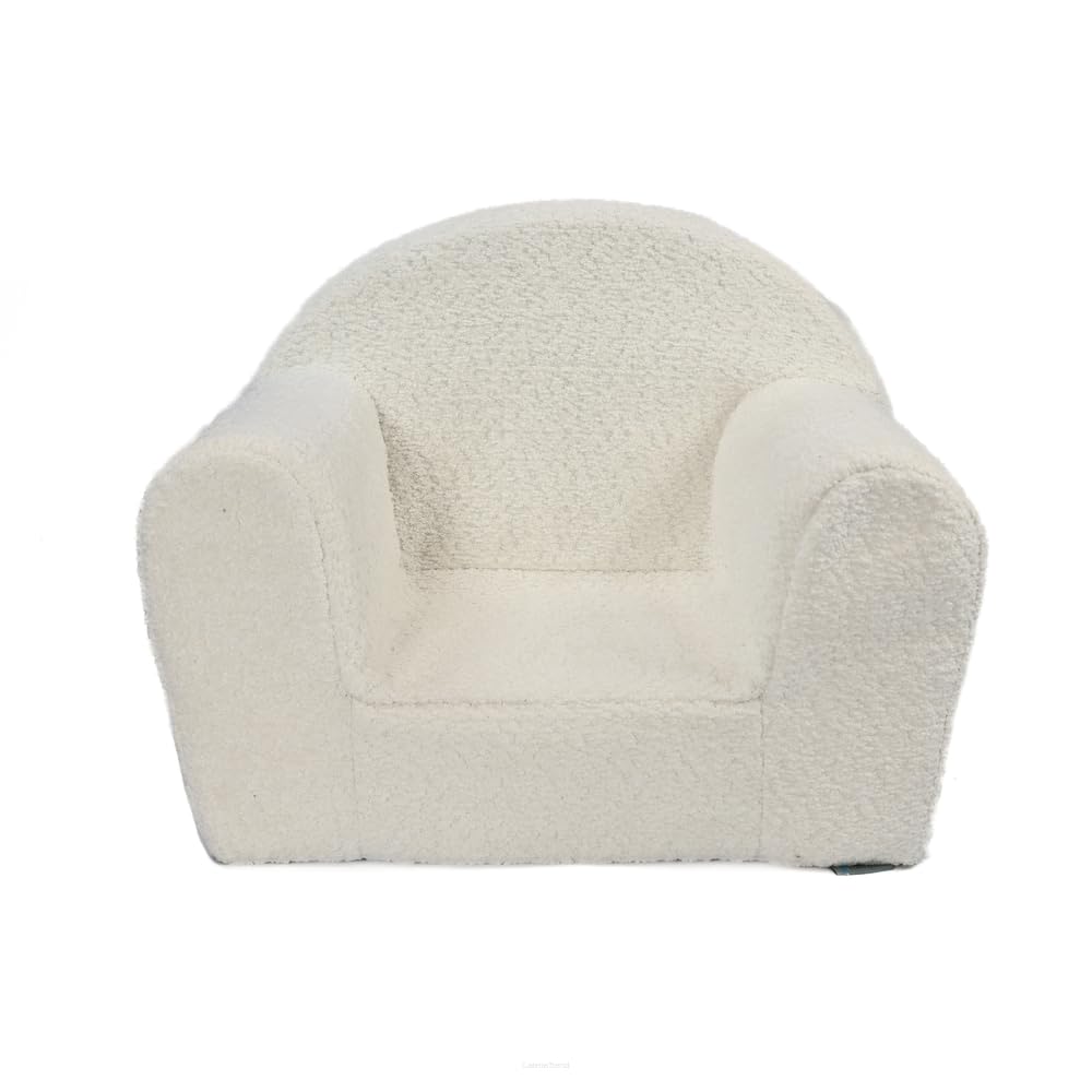 FORTISLINE – Poltrona per bambini a partire da 1 anno David Mini – Sedia per bambini in peluche – 40 x 33 x 39 cm – Mini poltrona per bambini – Poltrona con orecchie certificata Oeko-TEX, colori a