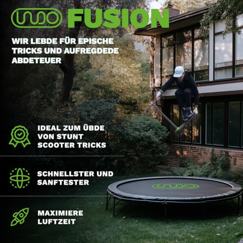 The Indo Trick Scooter - Stunt-Scooter f&uuml;r Teens, Kids & Erwachsene, Trampolin-Scooter f&uuml;r Pro-Tricks, Indoor & Outdoor, F&uuml;r Profis & Einsteiger
