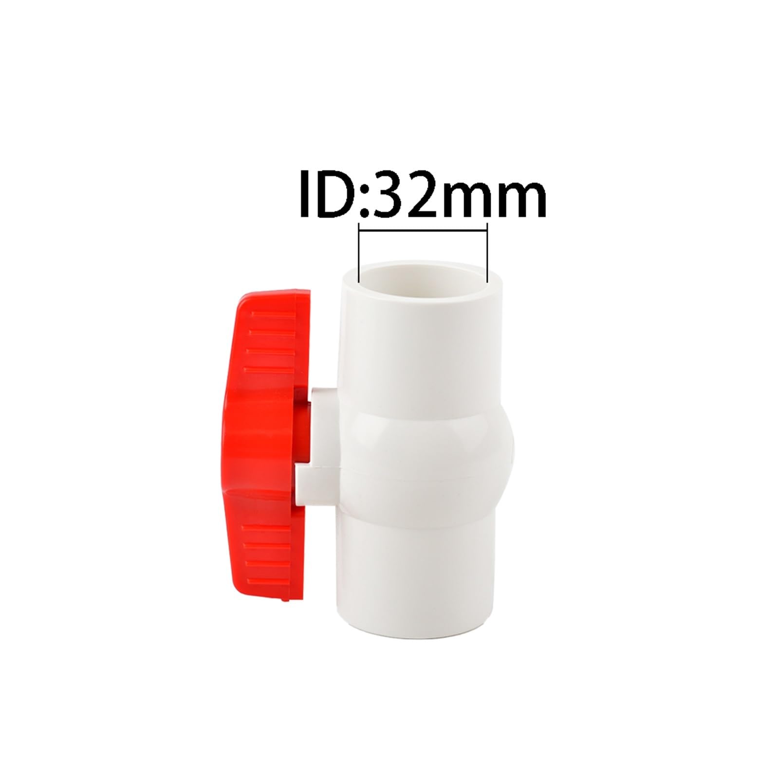 Connettore for tubo a sfera filettato in plastica PVC