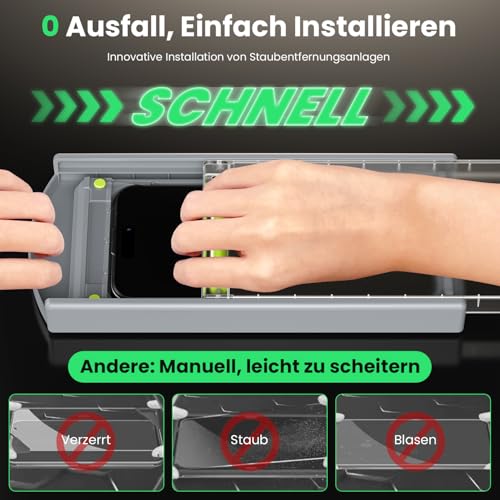 WSKEN für iPhone 17 Pro für Panzerglas Sichtschutz - [Auto Staubentfernung] 24°Privacy 9H+Militär-Sicherheitsglas Anti Spy Schutzfolie,Anti Fingerabdruck,0 Blasen,Fast Unsichtbar,Kompatibel mit Hülle