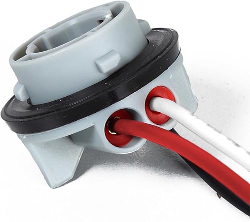 Miniatura 4 de Osilly Enchufe de enchufe de bombilla LED para automóvil, 2 unidades 1157 arnés de cableado de enchufe de luz de señal automotriz, luz trasera de