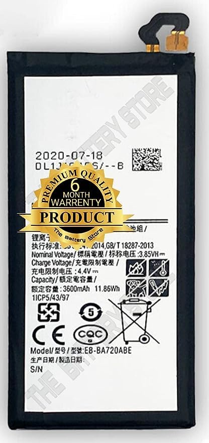 Image of Original EB-BA720ABE Battery for Samsung Galaxy A7 2017 Version SM-A720 A720 Battery with 6 Month warrenty**** (G000161)