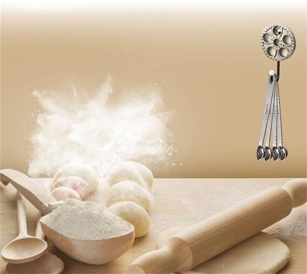 4-częściowa miarka Zestaw łyżek miarowych ze stali nierdzewnej do pieczenia w kuchni Zestaw łyżek miarowych Narzędzia kuchenne (A (A