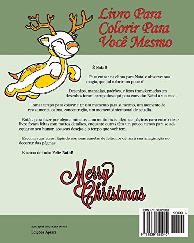 Livro Para Colorir Para Você Mesmo - Natal- Volume 1: É hora de celebrar o Natal!