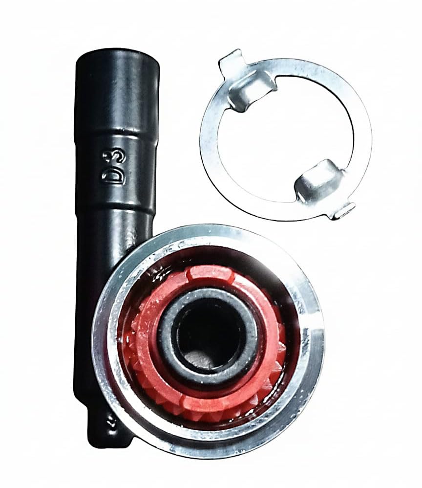 Meter Box Worm Gear Speedometer Sensor for Motorcycle Digital Speedometer Compatible with Hunk Xtreme Unicon Models with Clip and Drive Assembly-image-2