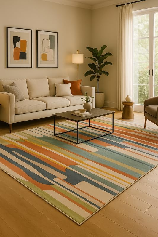 Image of Luxurious Tufted Woolen Carpet Collection Size 10 X 12 Feet (Color-Multi)