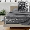 Bare Home Split King Sheet Set - 1800 Ultra-Soft Microfiber Bed Sheets - Double Brushed - Deep Pockets - Easy Fit - 5 Piece Set - Bedding Sheets & Pillowcases (Split King, Grey)